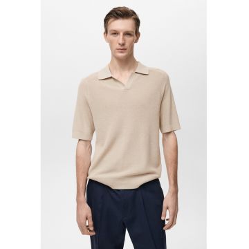 Tricou polo tricotat