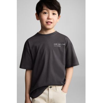 Tricou regular fit cu imprimeu pe piept