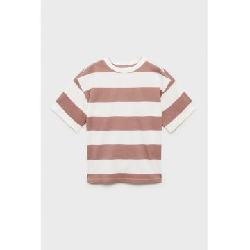 Tricou supradimensionat cu model in dungi