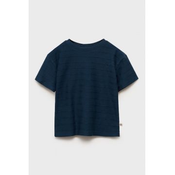 Tricou texturat de bumbac