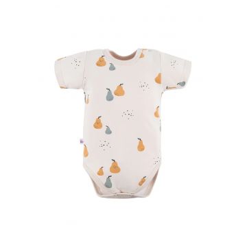 Body cu maneca scurta si model pere -  - Pearlect - Alb - pentru baietei