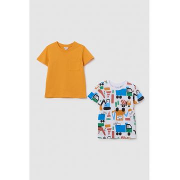 Set de tricouri cu decolteu rotund - 2 Piese
