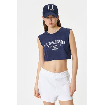 Top crop cu text
