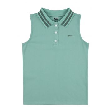 Top polo din amestec de bumbac organic