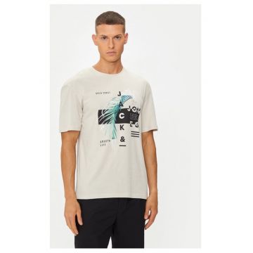 Tricou barbati -  6939 - Bumbac - Bej