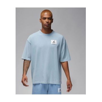Tricou barbati -  M J Flt Ess Wsh Ovsz Ss Crw - Bumbac - Albastru -