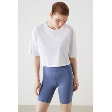 Tricou crop de bumbac