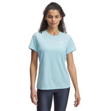 Tricou cu decolteu la baza gatului si logo - pentru fitness