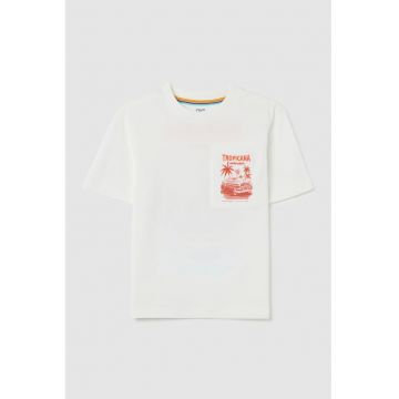 Tricou cu imprimeu cu masini