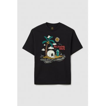 Tricou cu imprimeu grafic frontal