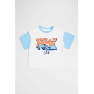 Tricou cu imprimeu Hot Wheels