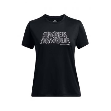 Tricou cu logo pe piept pentru fitness Wordmark