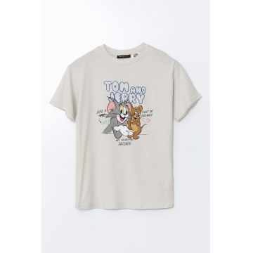 Tricou cu Tom&Jerry pentru gravide