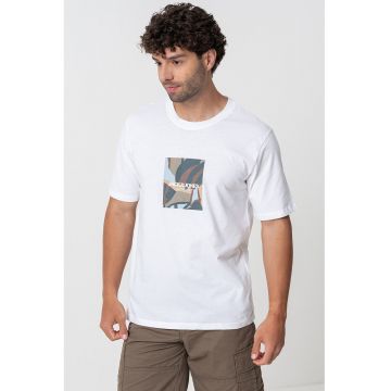 Tricou de bumbac cu imprimeu frontal