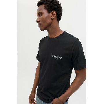 Tricou de bumbac cu imprimeu logo