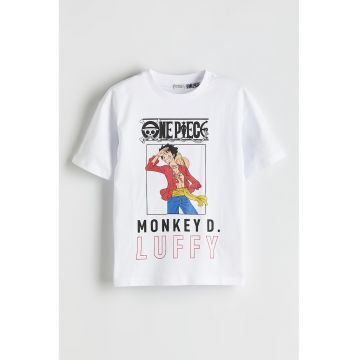 Tricou de bumbac cu imprimeu One Piece