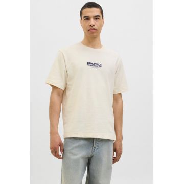 Tricou din amestec de bumbac organic cu imprimeu grafic pe partea din spate