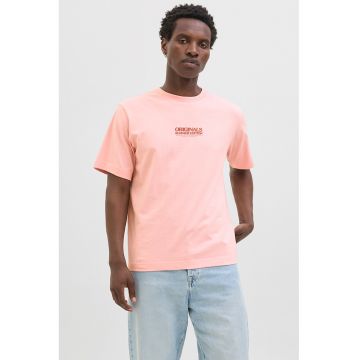 Tricou din amestec de bumbac organic cu imprimeu grafic pe partea din spate