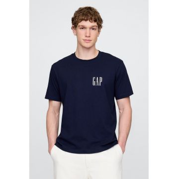 Tricou din bumbac cu imprimeu logo pe partea din spate