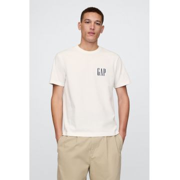 Tricou din bumbac cu imprimeu logo pe partea din spate