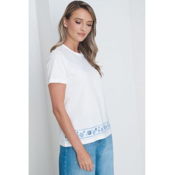 Tricou din bumbac organic cu imprimeu grafic