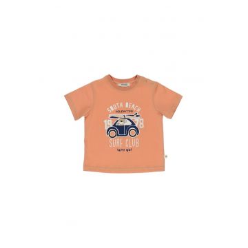 Tricou  - Holliday Time - Somon - pentru baietei