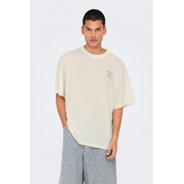 Tricou lejer din amestec de in