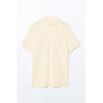 Tricou polo din bumbac pique