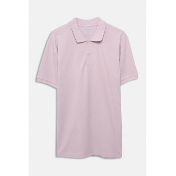 Tricou polo din bumbac pique