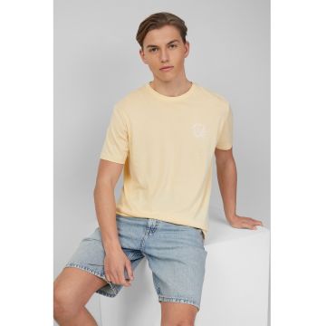Tricou regular fit cu model grafic discret