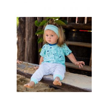 Tricou  - Savanna - Albastru Turcoaz - pentru fetite - Albastru Turcoaz