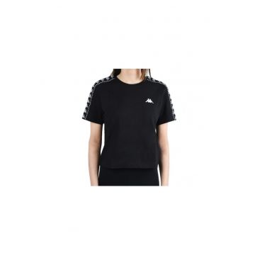 Tricou sport dama -  Bumbac - Negru - L