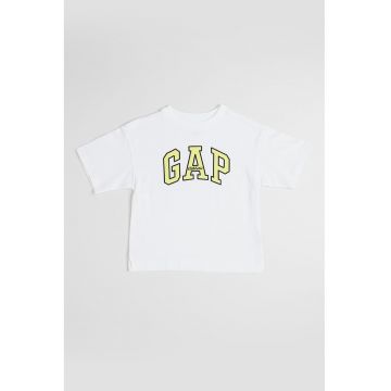 Tricou supradimensionat cu imprimeu logo