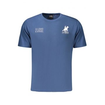 U.S. Grand POLO Tricou barbati din bumbac cu logo la baza gatului