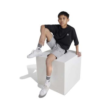 adidas Originals tricou de bumbac pentru copii TEE culoarea negru, uni, IW3507