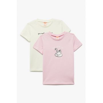 Set de tricouri din bumbac - 2 piese