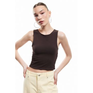 Top crop din amestec de bumbac
