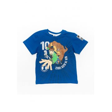 Tricou albastru baieti  - BEN521  - Albastru