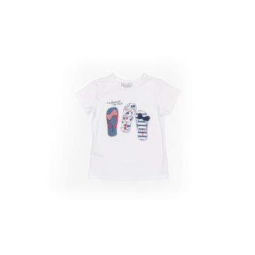 Tricou copii -  My Favorite Flip Flopes - 26430 - Alb -