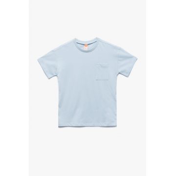 Tricou cu buzunar pe piept