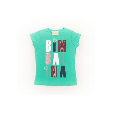 Tricou cu imprimeu - fete -  44440-2