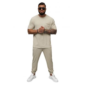Tricou cu maneca scurta pentru barbati Thaneseus bej