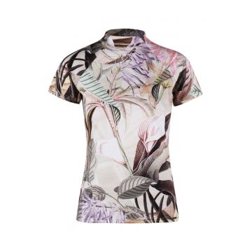 Tricou cu un motive florale