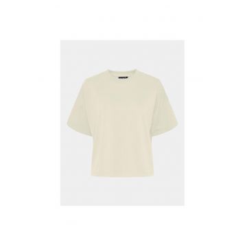 Tricou dama -  32188 - Bumbac/Poliester - 2XS INTL - Ecru