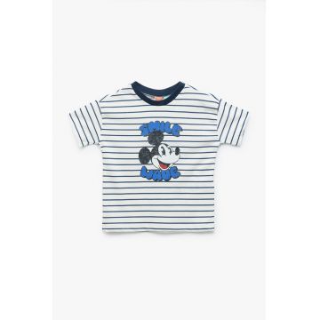 Tricou de bumbac cu imprimeu Mickey Mouse