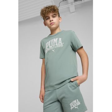 Tricou din amestec de bumbac cu logo