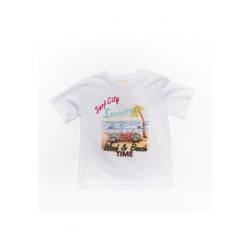 Tricou din bumbac - baieti - Wind & Beach - 31320