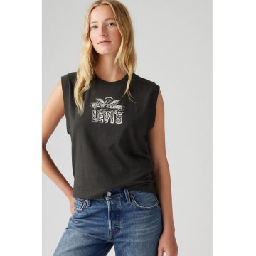 Tricou din bumbac cu imprimeu logo