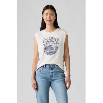 Tricou din bumbac cu imprimeu logo
