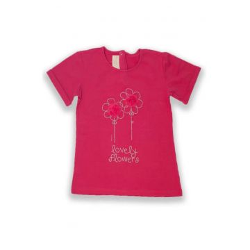 Tricou fetite -  Lovely Flowers - 32440-2